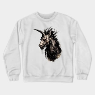 Creepy Unicorn Crewneck Sweatshirt